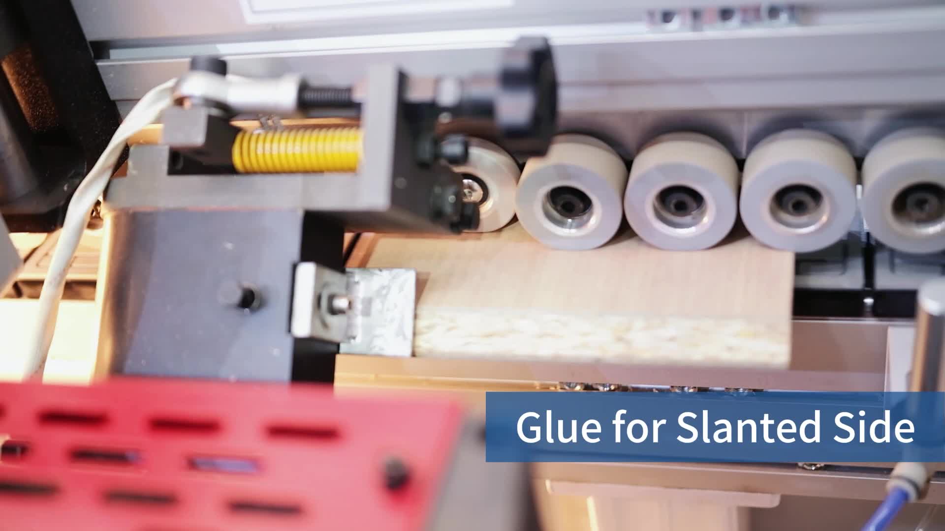 EXCITECH élszalagozó gép egyenes élekhez és ferde élekhez – több gyártási igényt is kielégít!