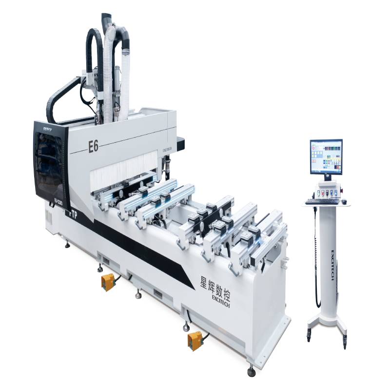 Egykarú PTP MDF CNC fúró famegmunkáló központ